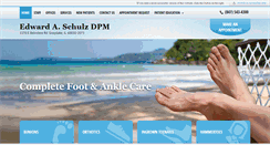 Desktop Screenshot of mundeleinfootandanklecenter.com